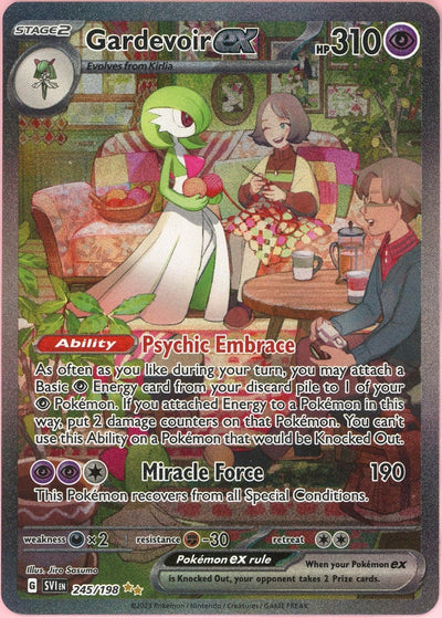 Pokemon Single: Gardevoir 245/198 Scarlet & Violet Base Set (2023) SIR NM
