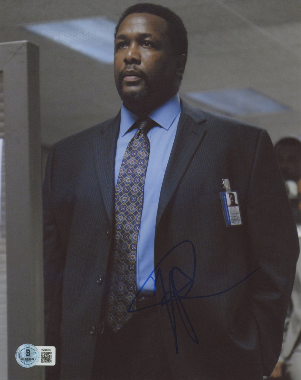 Wendell Pierce The Wire Authentic Signed 8x10 Photo Autographed BAS #BV00795