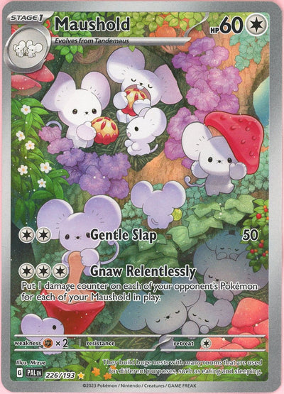 Pokemon Single: Maushold 226/193 Paldea Evolved (2023) IR NM