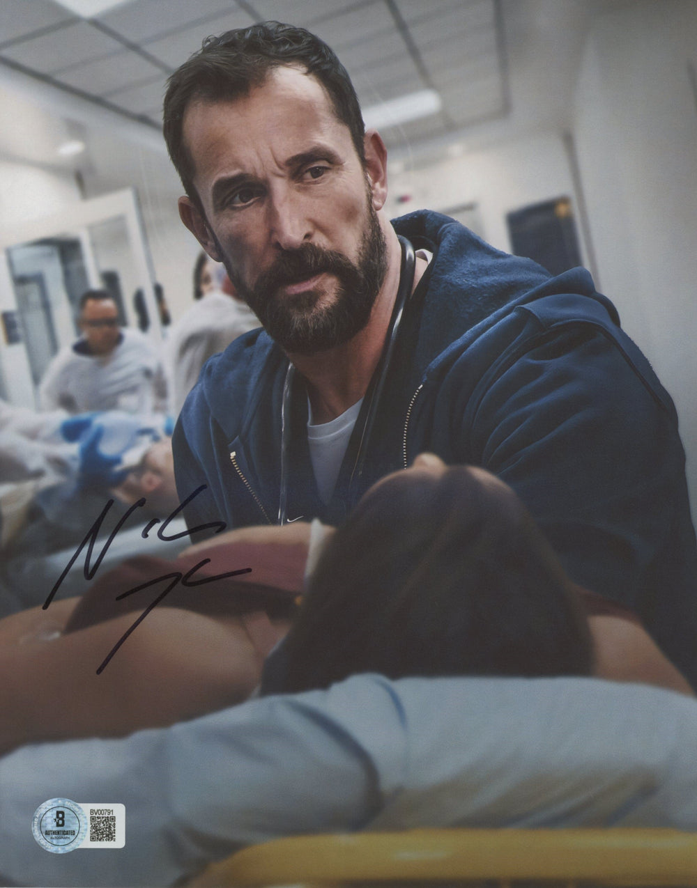 Noah Wyle The Pitt Authentic Signed 8x10 Photo Autographed BAS #BV00791