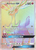 Pokemon Single: Xerneas GX 139/131 Forbidden Light (2018) Secret Rare HP