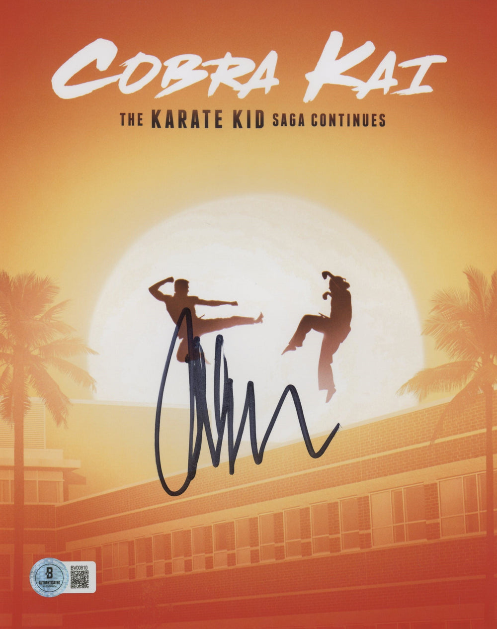 Ralph Macchio Cobra Kai Authentic Signed 8x10 Photo BAS #BV00810