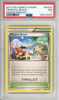 Pokemon Graded: Tropical Beach Finalist #BW28 World Championship 2011 Promo PSA 7