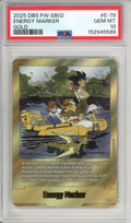 Dragon Ball Graded: Energy Marker E-79 Fusion World (2025) Gold PSA 10