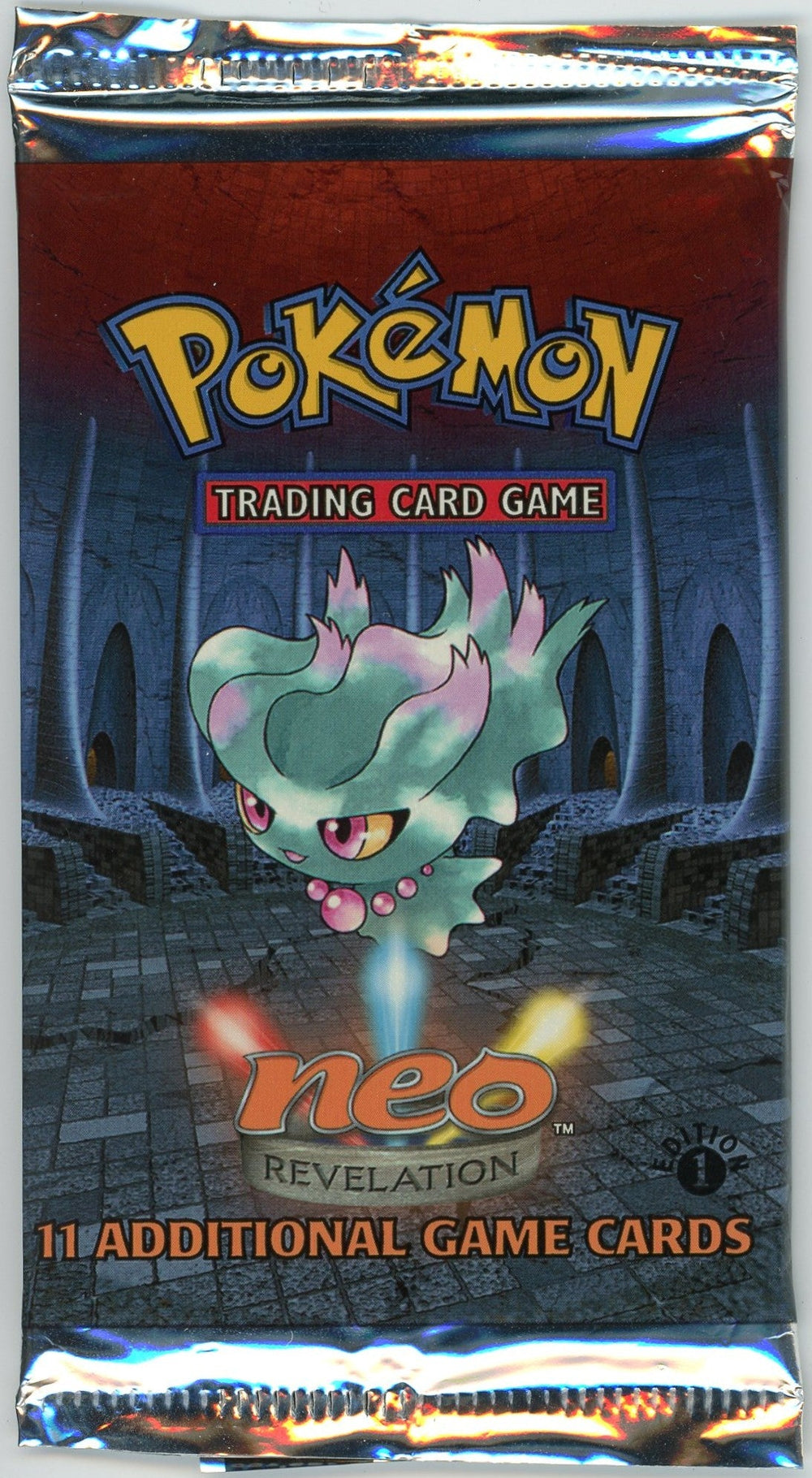 Pokemon: Sealed Neo Revelation 1st Edition Booster Pack (Misdreavus Artwork)
