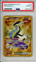Pokemon Graded: Miraidon ex 153/198 Scarlet & Violet 151 (2023) Gold Hyper Rare PSA 10