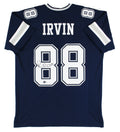 Michael Irvin Authentic Signed Navy Blue Pro Style Jersey BAS Witnessed 2