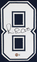Michael Irvin Authentic Signed Navy Blue Pro Style Jersey BAS Witnessed 2
