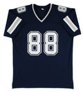 Michael Irvin Authentic Signed Navy Blue Pro Style Jersey BAS Witnessed 2