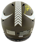 Vikings Adrian Peterson "DTN" Signed STS F/S Speed Proline Helmet W/ Case BAS W