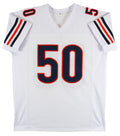 Mike Singletary Authentic Signed White Pro Style Jersey Autographed JSA Witness