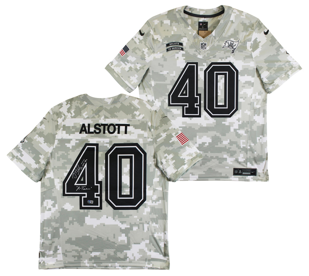 Buccaneers Mike Alstott "A-Train" Signed 2024 STS Nike Limited Jersey BAS Wit