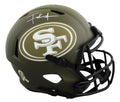 49ers Frank Gore Signed STS Full Size Speed Rep Helmet W/ Case BAS Witnessed