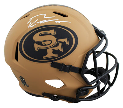 49ers George Kittle Signed STS II Full Size Speed Rep Helmet BAS Wit #2W634301