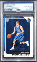 Mavericks Luka Doncic Signed 2018 Panini Hoops #268 Rookie Card PSA/DNA Slabbed