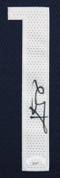 Mavericks Kyrie Irving Signed Navy Nike Swingman Framed Jersey JSA #CA34677