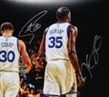 Warriors Stephen Curry, Kevin Durant & Klay Thompson Signed 16x20 Photo BAS
