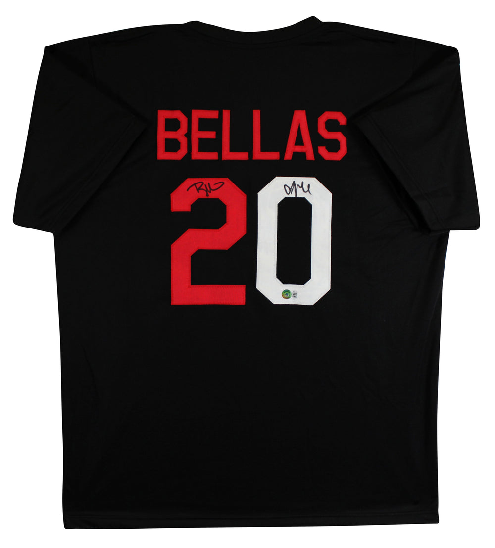 WWE Nikki Bella & Bri Bella Signed Black Pro Style Jersey BAS Witnessed #WR27185