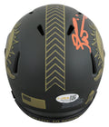 Dolphins Ricky Williams Signed STS IV Speed Mini Helmet W/ Case JSA Witness