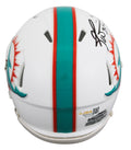 Dolphins Ricky Williams Authentic Signed Speed Mini Helmet JSA Witness
