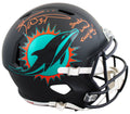 Dolphins Ricky Williams "SWE" Signed Rivalries F/S Speed Rep Helmet W/ Case JSA