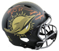 Dolphins Ricky Williams "SWE" Signed STS IV Full Size Speed Rep Helmet JSA Wit