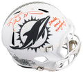 Dolphins Ricky Williams "SWE" Signed STS III F/S Speed Rep Helmet W/ Case JSA W