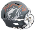 Dolphins Ricky Williams "SWE" Signed Slate Full Size Speed Rep Helmet JSA Wit