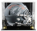 Dolphins Ricky Williams "SWE" Signed Slate F/S Speed Rep Helmet W/ Case JSA Wit
