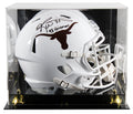 Texas Ricky Williams "98 Heisman" Signed F/S Speed Rep Helmet W/ Case JSA Wit