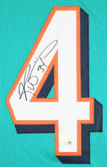 Ricky Williams Authentic Signed Teal Pro Style Jersey Autographed JSA Witness