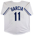 Maikel Garcia Authentic Signed White Pro Style Jersey Autographed JSA