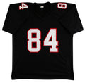 Roddy White Authentic Signed Black Pro Style Jersey Autographed BAS Witnessed