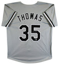 Frank Thomas Authentic Signed Grey Pro Style Jersey Autographed BAS Witnessed 2