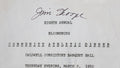 Jim Thorpe Signed 8.5x11 1950 Community Athletic Dinner Program JSA & PSA LOAs