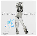Christina Aguilera Authentic Signed Stripped Album Cover W/ Vinyl JSA #CF71406