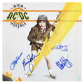 AC/DC (4) Johnson, Angus, Malcolm & Williams Signed Album Cover W/ Vinyl BAS LOA