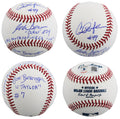 Major League (3) Sheen, Berenger & Bernsen w/ Insc Signed Oml Baseball BAS Wit 2