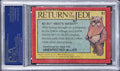 Kenny Baker & Warwick Davis Signed 1983 Star Wars ROTJ #91 Card PSA/DNA Slabbed