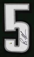 Brandon Graham Authentic Signed Green Pro Style Jersey JSA Witness #WC150643