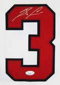 Braves Ronald Acuna Jr. Signed White Majestic Framed Jersey JSA 5