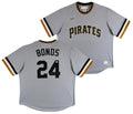 Pirates Barry Bonds Authentic Signed Grey Nike Cooperstown Collection Jersey JSA