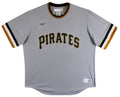 Pirates Barry Bonds Authentic Signed Grey Nike Cooperstown Collection Jersey JSA