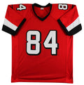 Roddy White Authentic Signed Red Pro Style Jersey Autographed BAS Witnessed