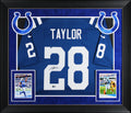 Colts Jonathan Taylor Signed Blue Nike Limited Framed Jersey BAS Witnessed