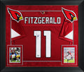Cardinals Larry Fitzgerald Authentic Signed Red Nike Framed Jersey BAS #BV24719