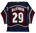 Nathan MacKinnon Authentic Signed Maroon Pro Style Jersey Autographed JSA