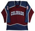 Nathan MacKinnon Authentic Signed Maroon Pro Style Jersey Autographed JSA