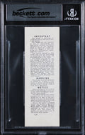 Reds Johnny Bench "76 WS MVP" Signed 1976 WS Game 3 Ticket Stub Auto 10 BAS Slab