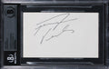 Jennifer Beals Flashdance Authentic Signed 3x5 Index Card Auto 10! BAS Slabbed